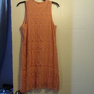 Pale pink dress!